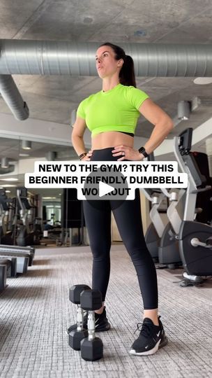 17K views · 1K reactions | New to the gym? Try this beginner workout! 🔥 
All you need is a single dumbbell. 

✅2-4 rounds 

🔗 in b!o for my dumbbell workout program that is great for all levels! 

#dumbellworkout #workout | Elise | Fitness Professional Dumbbell Workout Program, New To The Gym, Dumbell Workout, Workout Program, Beginner Workout, Dumbbell Workout, Workout Apps, Workout Programs, The Gym