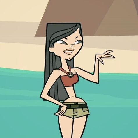 Tdi Characters Pfp, Heather Tdi Fanart, Total Drama Island Heather, Tdi Icons, Heather Pfp, Heather Tdi, Tdi Characters, Tdi Pfps, Heather Total Drama