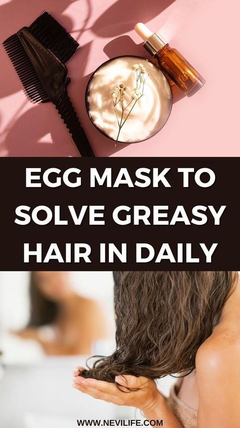 👉Egg Mask to Solve Greasy Hair in Daily. Natural Egg Mask for Oily Hair Remedies. If you trouble with oily hair and always thinking about how to get rid of oily hair fast remedies. This egg mask helps to protect your daily hair care routine. Mask For Oily Hair, Oily Hair Remedies, Healthy Hair And Skin, Egg Hair Mask, Egg Mask, Nourish Yourself, Greasy Hair, Eco Friendly Beauty, Natural Hair Care Tips