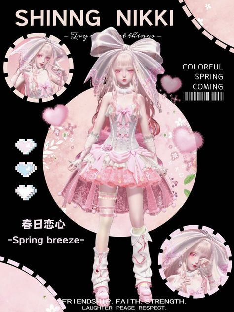 Love Nikki Apple Federation, Love Nikki Ruin Outfits, Infinity Nikki Outfits, Nikki Infinity, Shining Nikki Outfits, Vtuber Inspiration, Infinity Nikki, Outfit Kimono, Pretty Characters