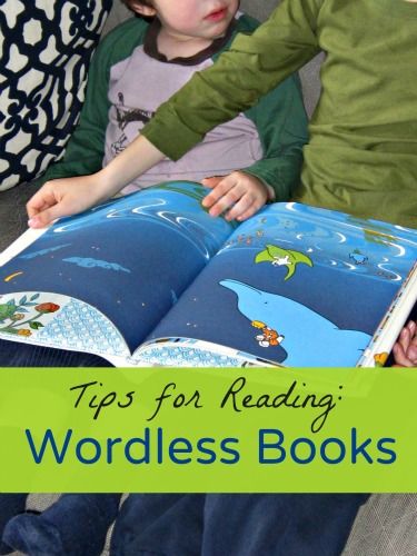 Tips for reading wordless books and questions to ask kids Tips For Reading, Books And Activities, Wordless Picture Books, Wordless Book, Parent Tips, Elementary Library, Preschool Literacy, Library Lessons, Readers Workshop