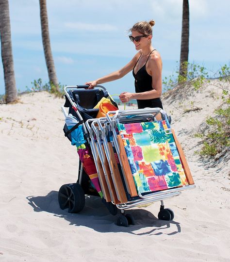 Smart Gift Idea for the Beach Loving Mom or Dad! Best Beach Chair, Beach Vacation Packing, Beach Vacation Packing List, Beach Cart, Smart Gift, Packing List For Vacation, Beach Retreat, Romantic Beach, Camping Checklist