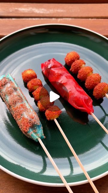 Tinka | Fruits & Snacks on Instagram: "Spicy Fruit Roll-Up Grape Skewers 🌶🍇🍡
We all know that frozen Fruit Roll-Ups are amazing, but what if we make them spicy? Add some chamoy and chili, and you’ll have a sweet, spicy, and sour snack!

Ingredients:
- Green grapes
- Fruit Roll-Ups
- Chamoy
- Chili powder

Thread the grapes onto skewers, dip them in chamoy and chili powder, then wrap them with Fruit Roll-Ups. Freeze until solid. IF you want to, you can dip then again in chamoy or chili.

Save this recipe to try it out and follow for more snack ideas! 🍇

#fruitrollups #fruitrollup #grapes #candygrapes #frozengrapes #chamoy #chili #sweetsour #sweetandsour #snack #snackideas #fruits #fruitlover #fruitasmr #summersnacks #asmr #asmrvideo #asmrsound #asmrcommunity #healthysnacks #healthyrecip Grape Skewers, Candied Grapes, Spicy Fruit, Grapes Fruit, Fruits Snacks, Frozen Grapes, Creative Snacks, Fruit Roll, Fruit Roll Ups