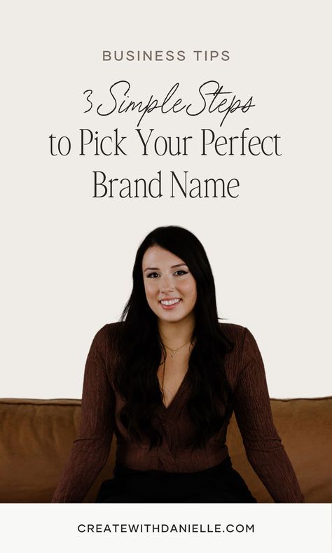 Having trouble finding the perfect brand name for your business? Don't worry, I've got your back! In my latest blog post, I'm sharing not just one, not two, but three simple tips to help you land on a brand name that truly resonates with your business. Learn how to infuse your brand personality, tone, and values into its name, and discover some handy business tools like brainstorming and name generators along the way. Don't miss out - read the full post now! Catchy Company Names, Company Name Generator, Portfolio Website Template, Brand Personality, Name Suggestions, Branding Tips, Custom Website Design, Name Generator, Custom Website