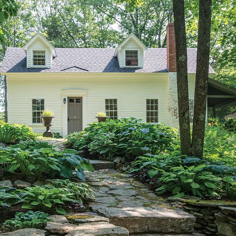 Cottage Journal, Oak Floorboards, A Room With A View, Maine Cottage, House Restoration, Cottage Exterior, Room With A View, French Cottage, The Cottage