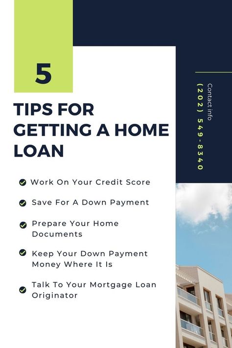 5 Tips For Getting A Home Loan Loan Originator, Mortgage Marketing, Mortgage Loan Originator, Mortgage Loan, Loan Officer, Down Payment, Mortgage Loans, Real Estate Broker, Home Loans