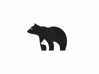 Bears - logo, logo design, logotype, logomark, symbol, vector, graphic, digital art, logo inspiration Logo Animal, Inspiration Logo Design, Bear Tattoos, Tattoo For Son, Logo And Identity, Logo Luxury, 강아지 그림, Bear Tattoo, Animal Illustrations