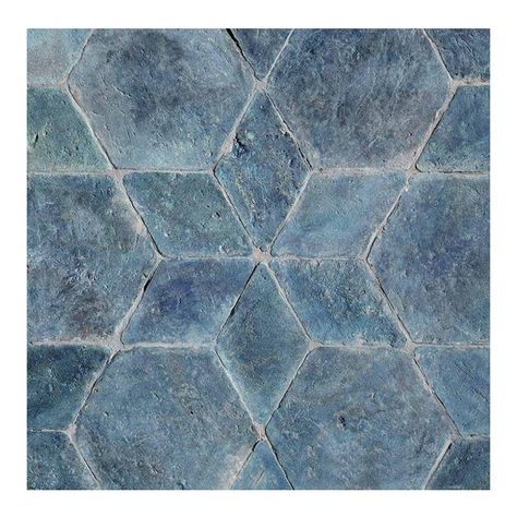 NEW TERRA COTTA Archives | Compas™ Blue Tile Floor, Trendy Kitchen Tile, Tile Texture, Blue Floor, Blue Tile, Kitchen Wall Tiles, Kitchen Floor Tile, Tiles Texture, Soho House