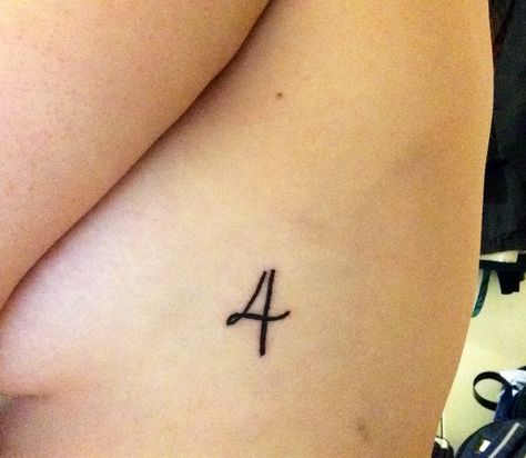 First tattoo! Number four, ribs, small, football number, lucky number 43 Tattoo Number, 95 Tattoo Number, 4 Tattoo Number Ideas, 4 Number Tattoo, 5 Tattoo Number Design, Number 4 Tattoo Ideas, Four Tattoo Number, Number Four Tattoo, 4 Tattoo Number