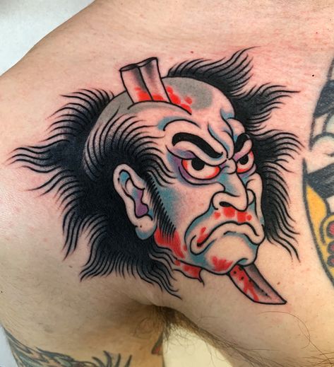 Japanese Skull, Mask Tattoos, Japanese Demon Tattoo, Japanese Mask Tattoo, Oni Mask Tattoo, Siren Tattoo, Oni Tattoo, Feminine Skull Tattoos, Traditional Tattoo Inspiration