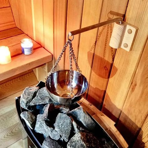 Sauna Oil Cup Sauna Aromatherapy Oil Holder Essential Oil Fragrance Diffuser Bowl For Sauna And Spa Aromatherapy Essential Oil - AliExpress Sauna Stove, Infrarot Sauna, Sauna Diy, Aromatherapy Accessories, Sauna Steam Room, Essential Oil Holder, Traditional Saunas, Sauna Accessories, Sauna Design