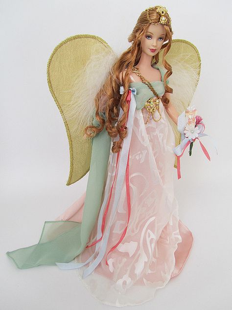 *BARBIE's ANGEL ~ Recent Photos The Commons Getty Collection Galleries World Map App ... Angel Barbie, Golden Angel, Barbie Fairy, Mermaid Barbie, Holiday Angel, Diy Barbie Clothes, Fantasy Princess, Holiday Barbie, Angel Doll