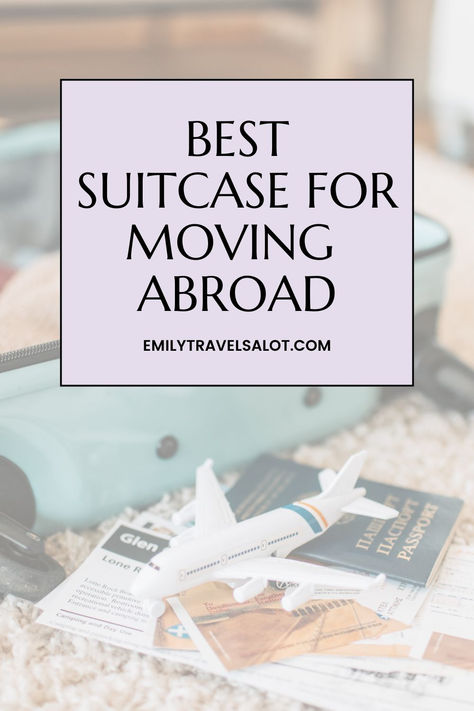 Discover the best suitcase for relocating internationally! In this post, I share my personal experience with a durable, lightweight suitcase that survived years of travel, along with essential packing tips. Whether you're moving permanently or studying abroad, learn how to pack smart, avoid overpacking, and choose the right suitcase to make your move stress-free. Best Suitcases, Moving Abroad, Lightweight Suitcase, Packing To Move, Studying Abroad, Big Move, Move Abroad, What To Pack, Packing Tips