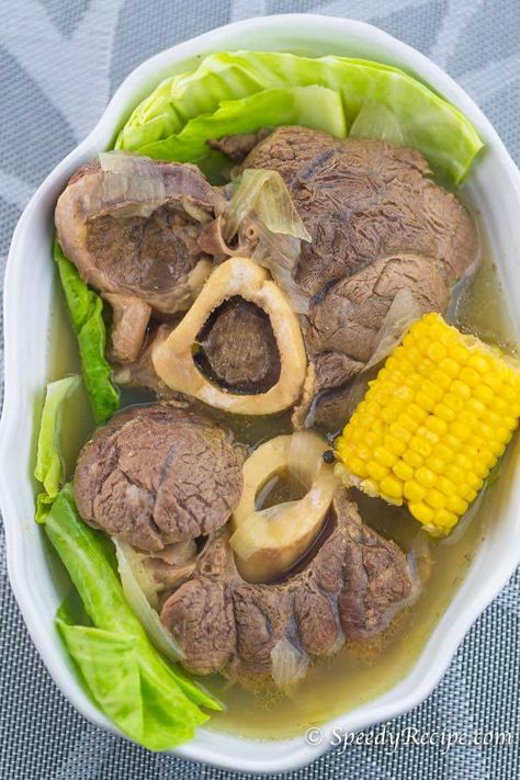 Beef Bulalo Recipe Beef Bulalo, Bulalo Recipe, Pork Nilaga, Beef Shank Soup, Beef Shank Recipe, Beef Shank, Pork Soup, Philippines Food, Soup Dish