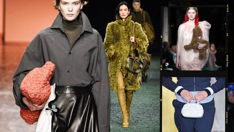 - HarpersBAZAAR.com Miu Miu Runway, Six Bag, Winter Purses, Purse Trends, Extra Outfits, Micro Bags, Celebrity Culture, Oversized Bag, Bag Trends