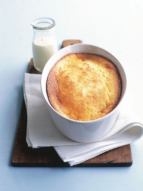 Lemon Delicious Pudding | #souffle #lemon