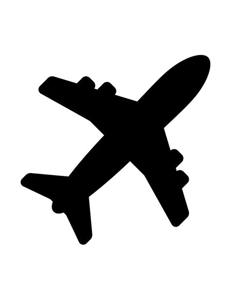 Plane Silhouette, Baby Flash Cards, Airplane Silhouette, Airplane Tattoos, Airplane Drawing, Travel Cake, Travel Themes, Rock Art, 그림 그리기