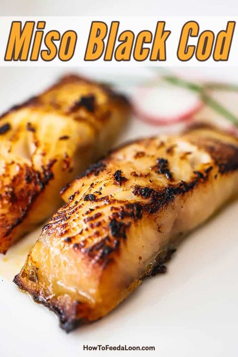 Miso Cod Recipe, How To Cook Cod, Miso Cod, Foreign Recipes, Cod Fillets, Seafood Diet, Black Cod, Seafood Entrees, Delicious Seafood Recipes