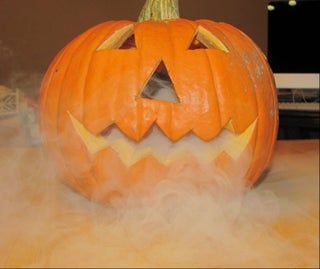 Jack-o'-Lantern With Fog (No Dry Ice) : 4 Steps (with Pictures) - Instructables Pumpkin Carving Contest, Dry Ice, Pumpkin Art, Hallows Eve, Diy Halloween, Fall Fun, Holidays Halloween, Fall Crafts, Jack O Lantern