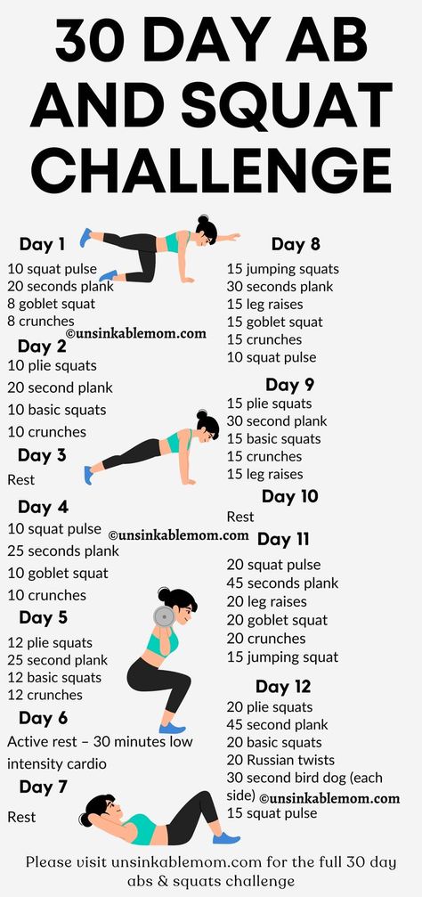 30 day ab and squat challenge for beginners 28 Day Exercise Challenge For Beginners, 30 Day Ab And Glute Challenge, 28 Day Abs Challenge, January Squat Challenge, 30 Day Womens Workout Challenge, 30 Day Workout Challenge At Home, 30 Day Ab Challenge For Beginners, Squat Challenge 30 Day Beginner, Blogilates 30 Day Challenge