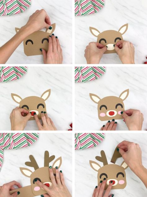 Reindeer Headband Craft, Reindeer Hat Template Free Printable, Rudolph Headband Craft, Reindeer Headbands Preschool, Diy Reindeer Headband, Reindeer Headband Template, Reindeer Headband, Reindeer, Christmas