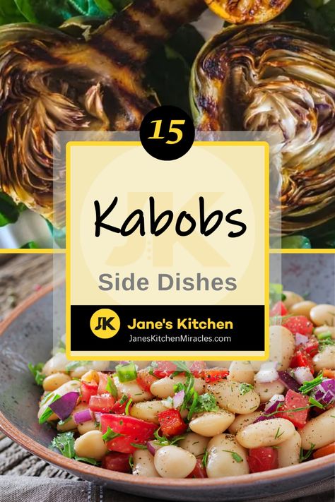 tabbouleh salad with kabobs Kabob Sides, What To Serve With Kabobs, Kafta Kabobs, Side Dish Thanksgiving, Grilled Guacamole, Dinner Classics, Grilled Watermelon Salad, Fried Potato Chips, Bbq Side Dish