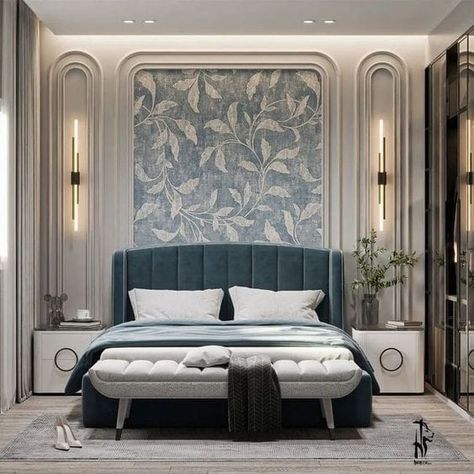 Turkish Bed, Bedroom Design Luxury, Bed Back Design, Bed Headboard Design, Bedroom Interior Design Luxury, Design Showroom, Modern Luxury Bedroom, Modern Bedroom Interior, Bedroom Wall Designs