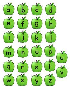 Kindergarten Autumn, Abc Sounds, For Kindergarten, Apple Alphabet, Abc Centers, Phonics Reading Passages, Centers For Kindergarten, Emotions Preschool, Alphabet Centers