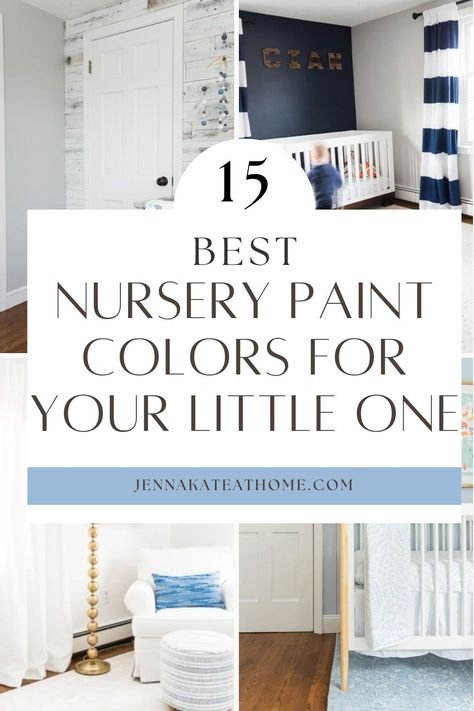 Discover the best nursery paint colors that ensure a timeless look and feel. Our selection of gender-neutral wall colors is perfect for crafting a welcoming and stylish space for your little one. Nursery Paint Colors Behr, Paint For Nursery, Boy Nursery Color Scheme, Baby Boy Nursery Paint Colors, Boy Nursery Paint Colors, Best Nursery Paint Colors, Nursery Paint Ideas, Wall Paint Color Schemes, Neutral Nursery Paint Colors