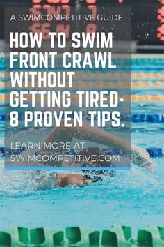 Front Crawl Swimming Technique, Swim Strokes Learning, Swim Technique Tips, Swimming Techniques For Beginners, Front Crawl Swimming, Freestyle Swimming Tips, Swim Training Plan, Swim Tips, How To Swim Faster