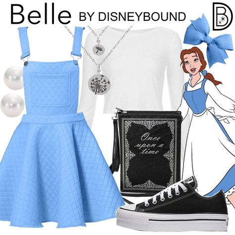 10.6k Likes, 61 Comments - DisneyBound (@thedisneybound) on Instagram: “I want adventure in the great, wide somewhere! 💙 @leslieakay #disneybound” Disney Character Outfits, Disney Bound Outfits Casual, Disney Outfits Women, Princess Inspired Outfits, Disney Princess Outfits, Disney Themed Outfits, Cute Disney Outfits, Disney Inspired Fashion, Disneyland Outfits