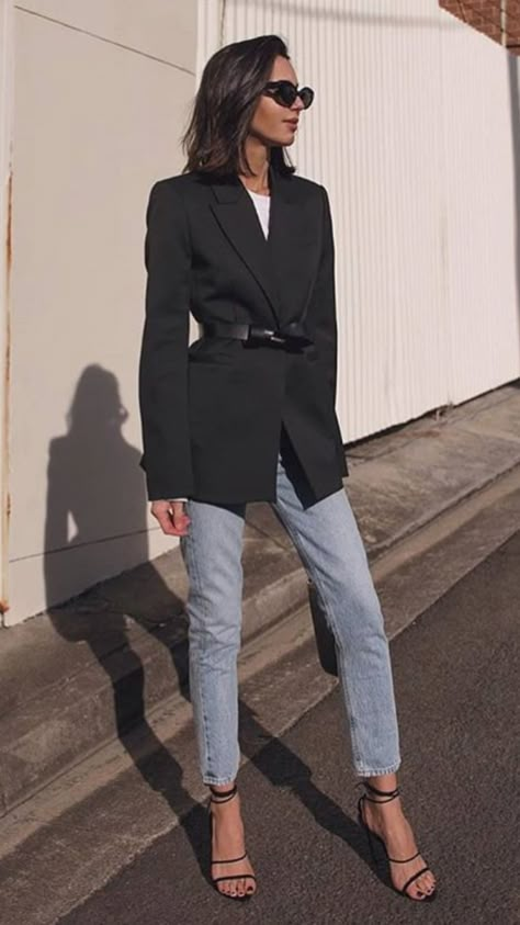 Fashion Movement, Neue Outfits, Belted Jacket, Nordstrom Anniversary Sale, Looks Chic, Blazer Outfits, Autumn Outfit, Black Blazer, Anniversary Sale