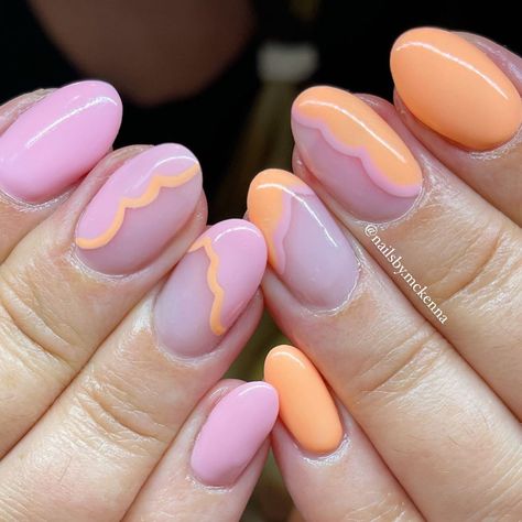 Orange Creamsicle Nails, Creamsicle Nails, Orange Creamsicle, I Am Loving, Nail Tech, Utah, Orange, Nails, On Instagram