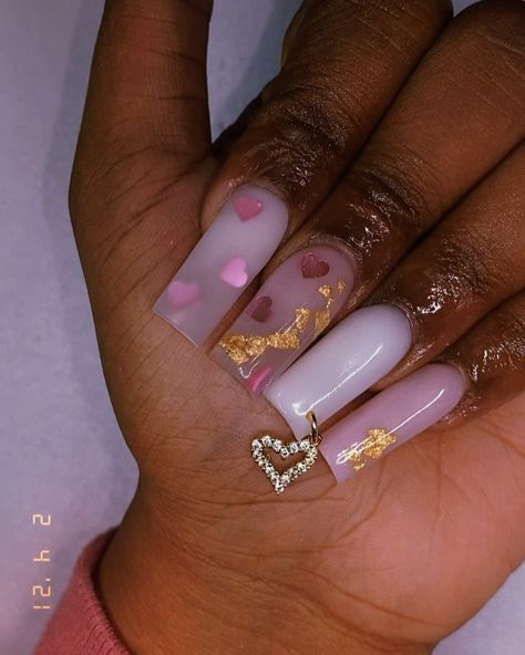 Medium Tapered Square Nails, Square Nails Designs, Baddies Nails, Black Vibe, Fye Outfits, Matte Gel, Tapered Square Nails, Pretty Toe Nails, Pink Vanilla