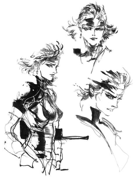 Meryl Silverburgh Illustration from Metal Gear Solid 4 #art #artwork #gaming #videogames #gamer #gameart #conceptart #illustration #metalgearsolid #yojishinkawa Meryl Metal Gear, Metal Gear Solid Art, Mgs Art, Metal Gear Solid 4, Metal Gear Art, Zone Of The Enders, Raiden Metal Gear, Yoji Shinkawa, Metal Gear Solid Series