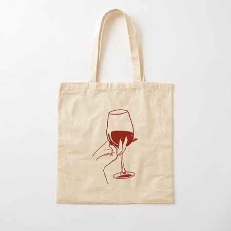 Tote bag Wine Garden, Wine Tote Bag, Wine Tote, Buy Wine, Print Tote, Printed Tote Bags, Tote Bag Design, Bag Sale, Wine Glass