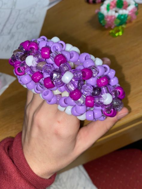 3d X Base Kandi Cuff, Double X Base Cuff Kandi, 3d Cuff Kandi, X Base Cuff Kandi, Stones With Holes, 3d Kandi Cuff, Kandi Kids, 3d Kandi, Kandi Crafts