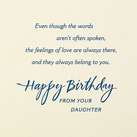 Bday Wishes For Father, Happy Birthday Dad From Daughter, Happy Birthday Dad Cards, Dad Birthday Quotes, Greeting Card Ideas, Birthday Wishes For Mom, Happy Birthday Husband, Daughter Birthday Cards