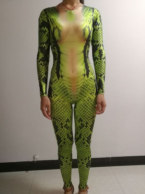 Snake Bodysuit, Acrobatic Dance, Singer Stage, Halloween Bar, Women's Jumpsuit, Stretch Jumpsuit, Nightclub Bar, E Tattoo, Stage Show