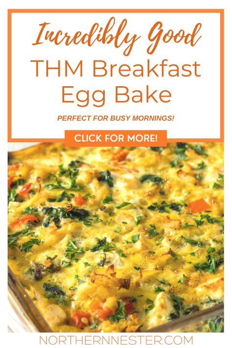 Looking for breakfast inspiration? Our incredible THM breakfast egg bake takes only a few minutes to prepare, and will keep you feeling full through to lunch! Great for batch cooking or feeding the whole family, try this tasty egg bake for busy weekday mornings! #THMbreakfast #thmeggbake #thmbreakfasteggs Thm Casserole Recipes, Thm Breakfast Casserole, Thm Breakfast Ideas, Breakfast For Christmas Morning, Trim Healthy Mama Meal Plan, Breakfast For Christmas, Trim Healthy Mama Breakfast, Thm Meal Plans, Thm Diet