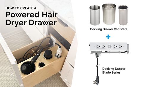 Built In Hair Dryer Storage, Blow Dryer And Curling Iron Storage, Hot Tools Drawer, Storing Hair Dryer And Straightener, Bathroom Vanity Hair Dryer Storage, Curling Iron Drawer, Hair Dryer And Curling Iron Holder, Bathroom Curling Iron Storage, Hair Dryer Drawer Storage