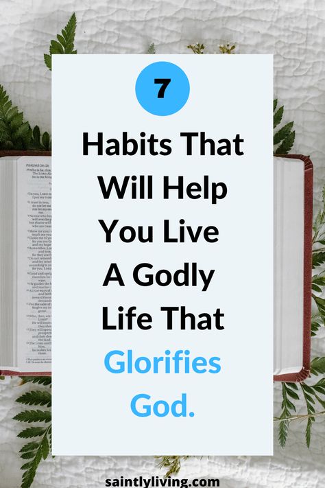 Godly living How To Live A Purposeful Life, How To Live A Godly Lifestyle, Living A Godly Life, How To Live A Godly Life, How To Live For God, Christian Habits, Godly Lifestyle, Scriptural Quotes, Youth Bible Study