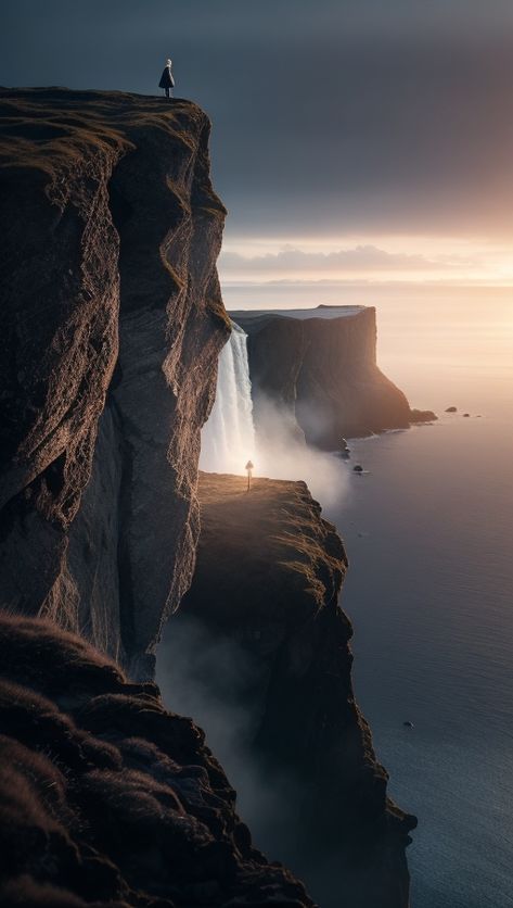 Ocean Cliff Aesthetic, Cliff Reference, Cliff Pictures, Cliff Drawing, Iceland Aesthetic, Cliff Landscape, Mountain Cliff, Nature Reference, Fantasy Scenery