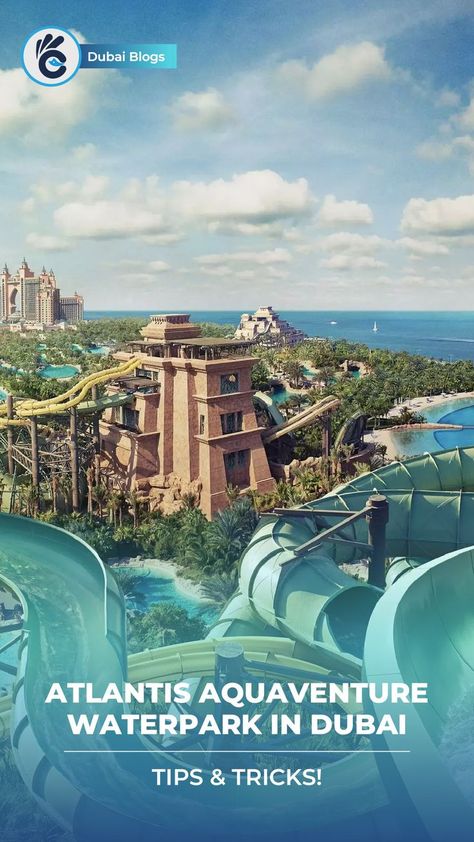 Explore this article to find out more about Atlantis Aquaventure Waterpark in Dubai: Tips & Tricks! Dubai Waterpark, Atlantis Aquaventure, Dubai Atlantis, Waterpark, Atlantis, Water Park, In Dubai, Dubai, How To Find Out