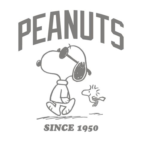 Peanuts Snoopy And Woodstock Outline Since 1950 Mens SweatshirtHeavy cotton classic fit adult Gildan t-shirt with taped neck and shoulders, pre-shrunk jersey knit and quarter-turned to eliminate creases. Fabric - 100% Cotton (Heather Grey, 90% cotton 10% polyester)Weight - White 175gsm, Colours 185gsmWashing Instructions - Machine wash low 30°. Do not bleach. Tumble dry low. Do not iron print area. Do not dry clean. Officially licensed, Peanuts product, in collaboration with All+Every Fast dispa T-shirt Prints, Snoopy Outline, Snoopy Prints, 1950 Men, Peanuts Art, Halloween Snack Mix, Snoopy Svg, Woodstock Snoopy, Snoopy Shirt