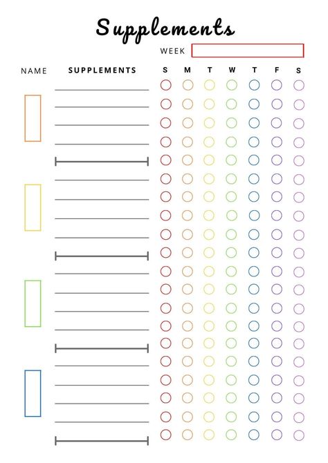 Vitamin and Supplement Tracker Chart Printable - Etsy Canada | Vitamins for kids, Supplement chart, Journal writing prompts When To Take Vitamins Chart, Vitamin Checklist, When To Take Vitamins, Supplement Tracker, Vitamin Tracker, Priority Planner, Vitamin Charts, Supplement Routine, Onenote Template