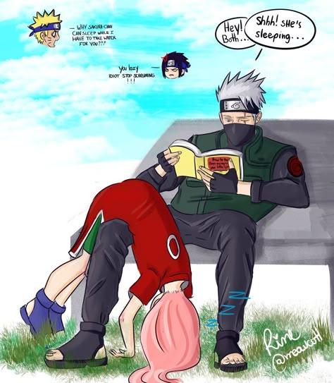 Sasusaku Cute, Mai King Of Fighters, Naruto Team 7, Naruto Teams, Change My Mind, Sasuke Sakura, Kakashi Sensei, Naruto Fan Art, Naruto Sasuke Sakura