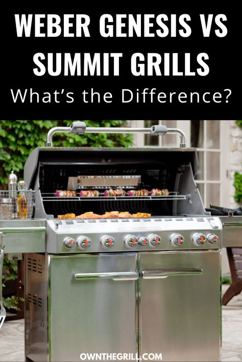 Two of the most well-known lines that Weber offers are their Genesis and Summit series. These are some of the most popular choices across the board because the lines have a good reputation and nearly all of the grills in these series rank as some of the top options on the market. #bestgrilltobuy #bestgrillsof2020 #webergenesisgrill #summitgrill Weber Genesis, Outdoor Grilling, Summit Series, Outdoor Grill, The Grill, Gas Grill, Grilling, Most Popular