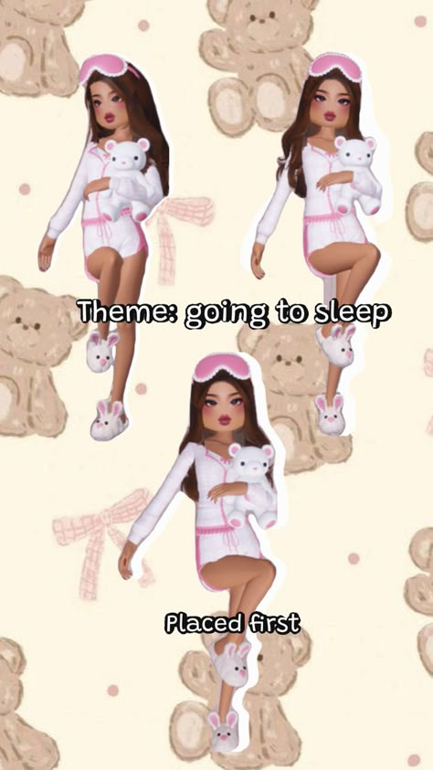 #bedtime #sleep #rest #dti #challenge #first #won Going To Sleep Outfit, Going To Sleep Dress To Impress, Clean Room Motivation, Tiny Baby Animals, Dress Impress, Outfit Hacks, Sleeping Dress, Going To Sleep, Dti Ideas