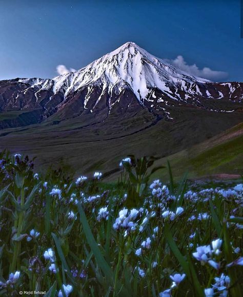 Damavand Mountain, Instax Photos, Mountain Landscape Painting, Tehran Iran, Pretty Wallpapers Backgrounds, Tehran, Central Asia, Mountain Landscape, Mount Rainier